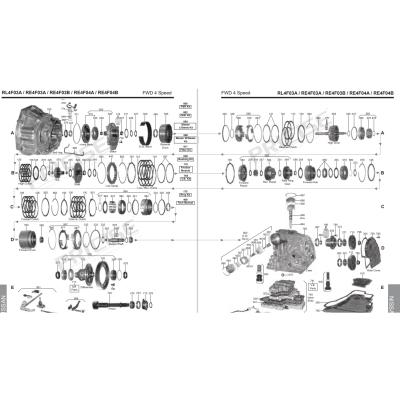 China Transmission auto parts kit steel clutch plate for RE4F03A RE4F03B RE4F03V RE4F03A RE4F03B RE4F03V for sale