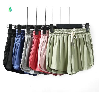 China Wholesale Custom Made Elastic Cotton Women's Mid Waist Sweat Shorts Casual Women's Breathable Shorts for sale