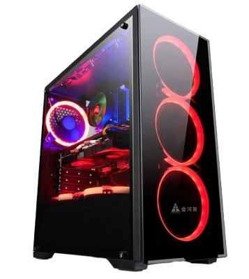 China Gaming 24 Inch Monitor OEM ODM Price Core i5 i7 i9 16GB SSD RTX Ti 11GB GPU VGA 2080 Cheap Gaming PC Desktop Computers for sale