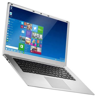 China New 15.6 Inch J3455 Notebook 8GB 64GB 128GB 256GB 512GB 1TB Win 10 SSD Thin Silver Netbook Computer PC PC Camera for sale