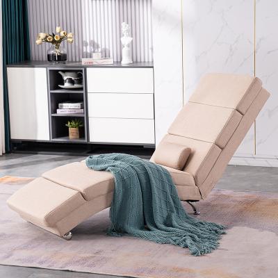 China Modern Furniture Fabric Massage Salon Sofa Bed Chair Single Sofa Universal Bed Chair for sale