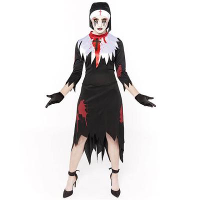 China Party Cosplay Costume Happy Carnival Day Awesome Outfits For Helloween Zombie Nun Reaper Skeleton Evil Witch Cosplay Costume for sale