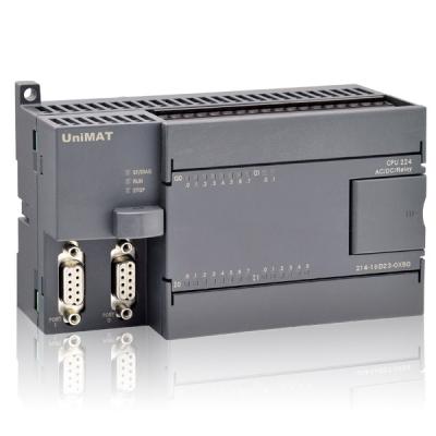 China UniMAT 224 CPU Modular PLC with relay equivalent of Siemens 224 CPU for sale