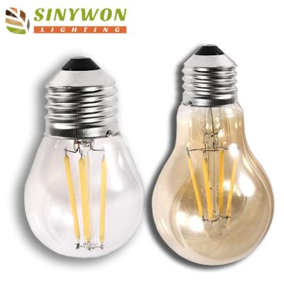 China 2019 360 Degree 2W 4W 6W 8W Residential High Quality Warm White Dimmable String Lighting Replacement LED Filament Bulbs Vintage Lamp for sale