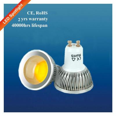 China Ceiling Epistar 100lm/w 4W GU10 COB LED Spot Light LED Spotlight Lamp  Lighting and circuitry design, for sale