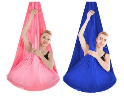 China 2020 High Quality Fitness Different Colors Adult High Strength Nylon Fly Swing Yoga Hammock Anti-Gravity Aerial Set for sale