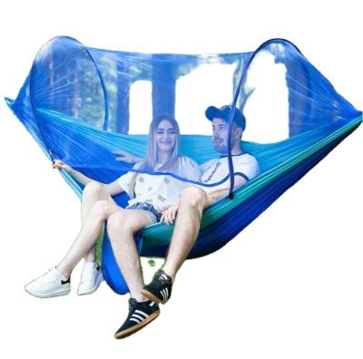 China Traditional Waterproof Portable1-2 Person Vacation Sleeping Bed Outdoor Camping Hammock Colony With Mosquito Net for sale