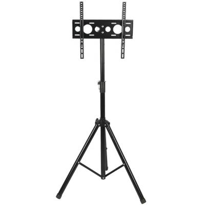 China Cold Rolled Steel TV/Monitor Tripod Floor Stand 360 Rotation Mount Swivel Tilt Modern Retractable Height Adjustable LCD LED Display Screen Bracket for sale