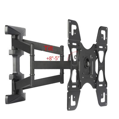 China Full Motion 32-65 Inch LCD LED TV Wall Mount Bracket Cold Rolled Steel Retractable Swivel Tilting Modern Cabinet Foldable Adjustable Living Room for sale