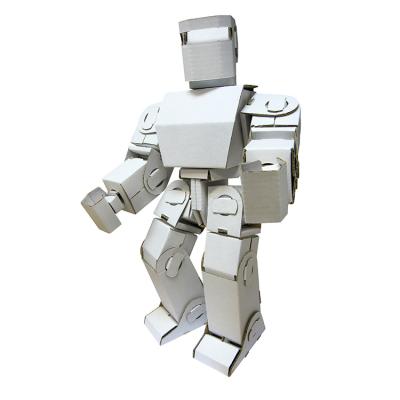 China DIY Rod Cardboard Display Automata Kids Tobot Toys Model Robot 38 x 42 x 31(H)cm for sale