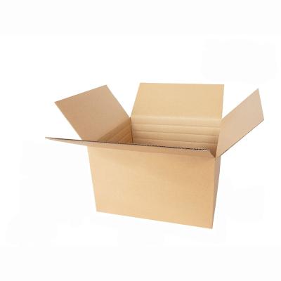 China Recycled Materials New Design Cheap Raw Kraft Corrugated Cardboard Paper Boxes For Gift Packing for sale