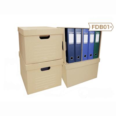 China Recycled Materials Cheap Price Recycled Materials Cheap Corrugated Cardboard Folder Box For Office Folders for sale