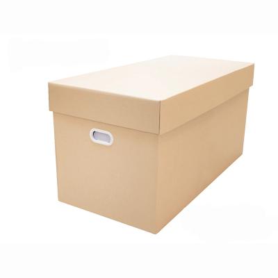 China Recycled Materials Wholesale Professional Raw 6Mm Kraft Gondola Box For Storing Rackets for sale