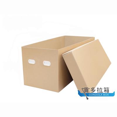 China Recycled Creative Corrugated Cardboard Raw Materials Custom Kraft Paper Gondola Box 6Mm For Packing Small for sale