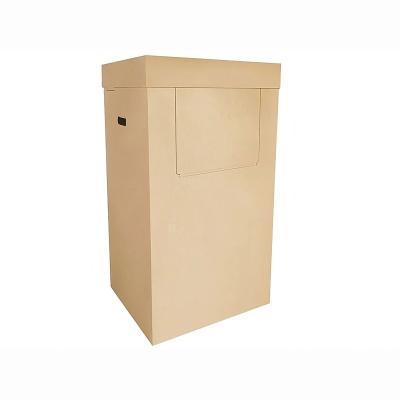 China Recycled Custom Raw Materials Factory Fasion Kraft 5Mm Wardrobe Box For Clothes Hanging Storage for sale