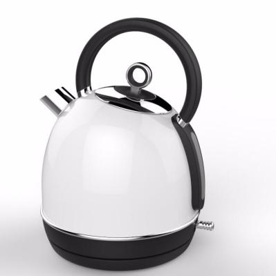 China 360 Degree Rotating Base 1.7L Automatic Switch And Double Boil Safety Protection Stainless Steel Electric Tea Kettle SS8218 for sale