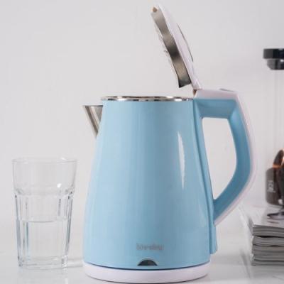 China 360 Degree Rotation Base Hotel Appliances Food Grade 304 Stainless Steel Water Kettle Gift Box Home Electric OEM Color for sale