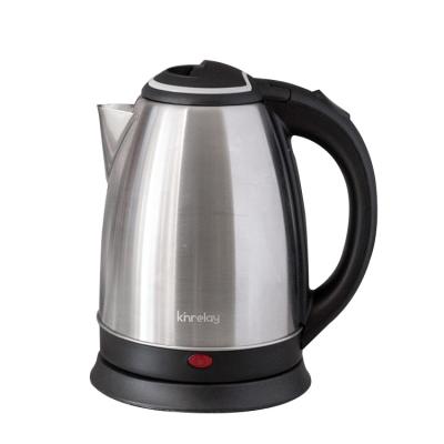 China Hot Selling 360 Degree Rotation Base 2.0 Liter Kitchen Electric Home Appliances Hotel Stainless Steel Kettle for sale