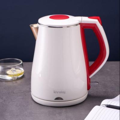 China 360 Degree Kitchen Appliances Dual Controller Cool Tough Double Housing 1.7L Water Kettle Rotating CE Ceritificate for sale