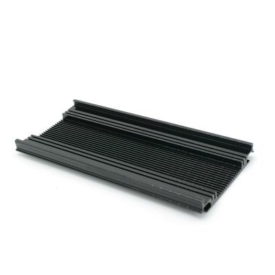 China Black Pvc Door Profile Profiles High UV Protection Upvc Window Frame Profile for sale