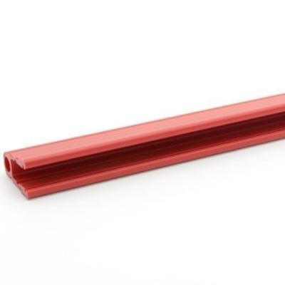 China Red Plastic U Channel Customized Size Building  U Shaped Plastic Channel for sale