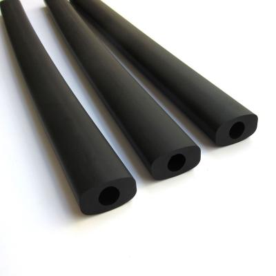 China Rubber Channel Building Flexible PVC Strip Sleeve Construction Customized Soft Tubes for sale