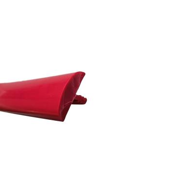 China Red PVC Profile Grey U Channel Profile Corrosion Resistant C Channel Profile for sale