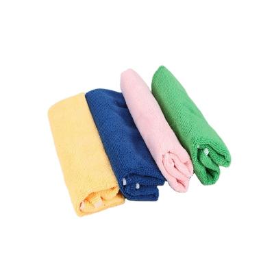 China New Design Custom Wholesale Cheap Log Plain Microfiber Clean Towel Cloth Viable for sale