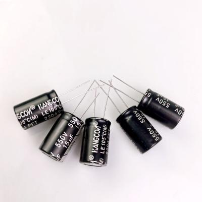 China Custom Electronic Ballasts Super High Capacitance Long Life 15UF 550V Aluminum Electrolytic Capacitors for sale