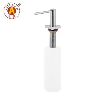 China Double Soap Dispenser Competitive Price OEM ODM Accept 304 Stainless Sink Soap Dispenser Liquid Soap Dispenser Factory In China for sale