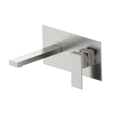 China Thermostatic Faucets Single Switch UK SUS304 Stainless Steel Wall Mounted Thermostatic Faucets for sale