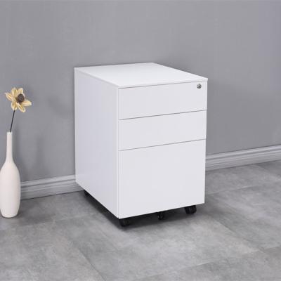 China Office Furniture 3 Drawer Adjustable Steel Commercial Steel Pedestal Movable Mobile Filing Storage Cabinet (Other) for sale