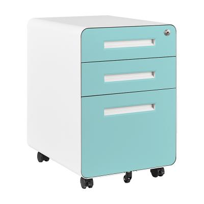 China Arquivo movable steel movable filing cabinet cabinet drawer drawer (the other) filler cabinet movable metal adjustable filing cabinet zu verkaufen