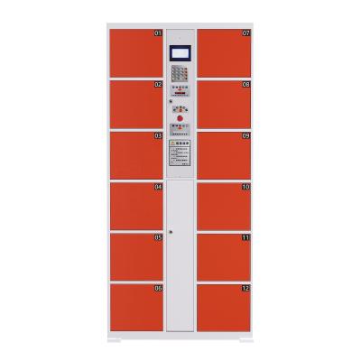 China Intelligent Digital Self Service Parcel Delivery Lockers Storage Digit Locker Used In Public for sale