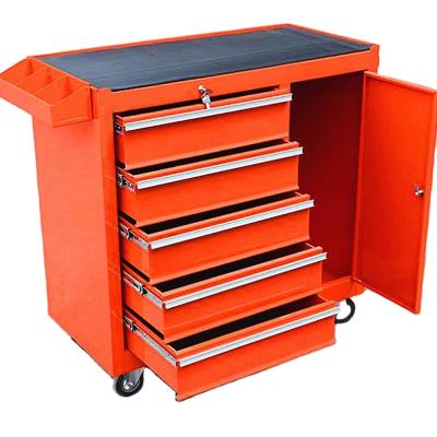 China Steel tool cabinet garage with garage storage cabinet tool trolley tool cabinet Nutzfahrzeug mobile kenderaan utiliti for sale