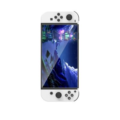 China Video Game Player Customized Grade AAA 2.5D 9H Tempered Glass Screen Protector For Nintendo Switch OLED Accessories for sale