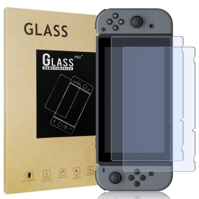 China Video Game Player Screen Guard 0.33mm High Clear Tempered Glass 9H Screen Protector Film Protective Cover For Nintendo Switch for sale