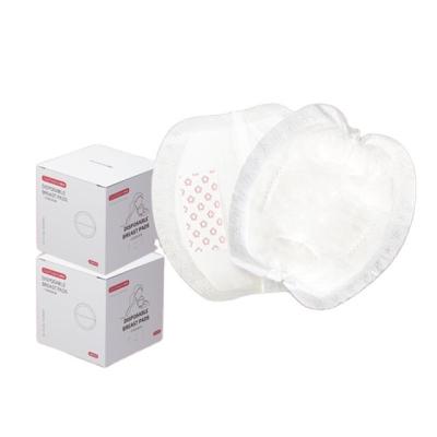 China Postpartum High Quality Free Sample Comfortable Disposable Soft Breast Pad ABSORBENT For Mother Care for sale