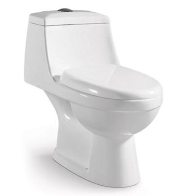 China Bathroom Sanitary Ware Ceramic Washdown One piece Toilet with 10cm/4inch diameter outlet K for sale