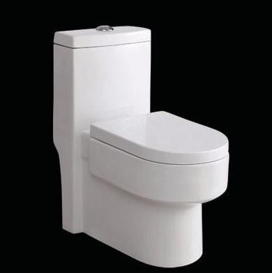 China Bathroom Sanitary Ware Ceramic Washdown One piece Toilet with 10cm/4inch diameter outlet K for sale