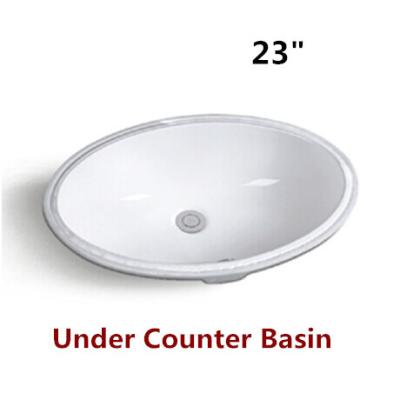 China Under-counter mounting Sanitary Ware Ceramic Sinks Bathroom Under Counter Hand wash Basin for sale