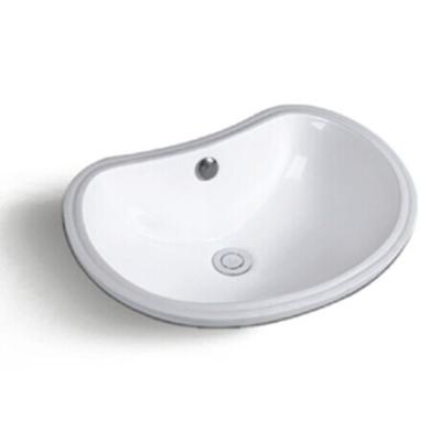 China Under-counter mounting Sanitary Ware Ceramic Sinks Bathroom Under Counter Hand wash Basin for sale