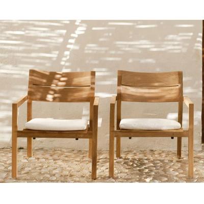 China ANTI-UV Design Waterproof Modern Luxury New Solid Teak Outdoor Sun Lounger Furniture For Villa Club Hotel Yacht Five Star Beach for sale