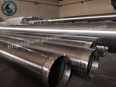 China Oil Gas Stainless Steel Water Well Screen Pipe , Johnson Wedge Wire Screens for sale