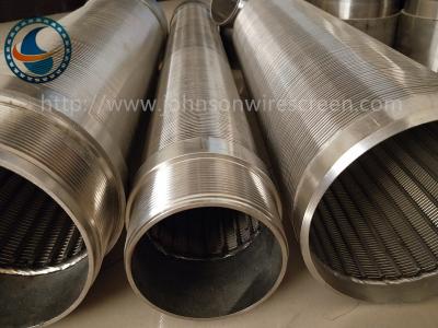 China Estructura simple soldada con autógena completa de la zona abierta de Johnson Wedge Wire Screens Large en venta