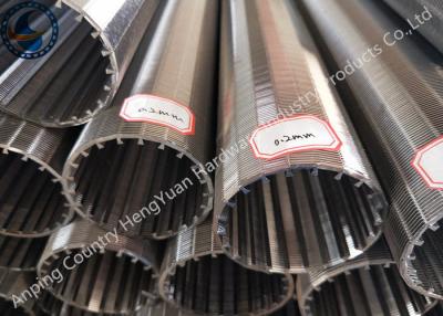 China Anti - Corrosion Wedge Wire Mesh Pipes For Liquid / Soild Filtration for sale