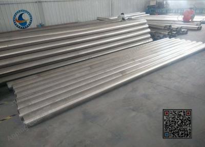 China Stainless Steel Vee Profile Wire Screen / Vee Wire Wrapped Screen Tube for sale