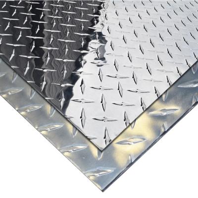 China Cladding Aluminum Plate /Checkered Patterned Plate /Embossed Perforated Aluminum Sheet Metal Panel for sale