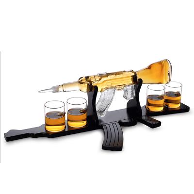 China Decanter Rifle Gun Decanter Set 800ML for sale