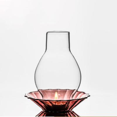 China Classic Nordic Wedding Centerpieces Glass Candle Holders for sale